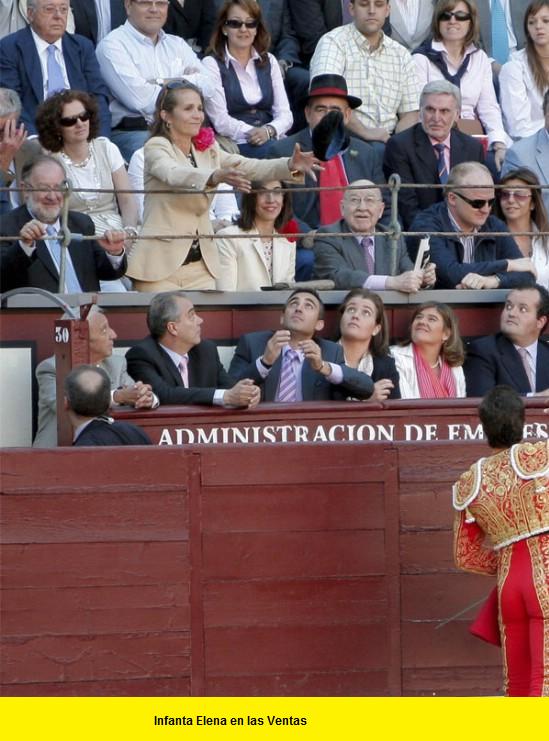  infanta elena en los toros